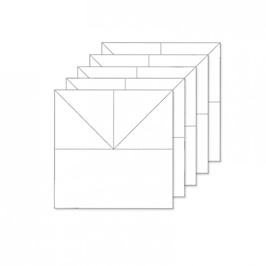 HD Fancy Shaped Card Blanks - Twisted Double Easel
